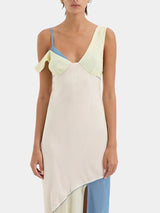 Elaiza | Women’s Asymmetric Pastel Maxi Dress