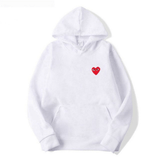 Velmora | Cotton Heart-Logo Hoodie