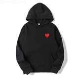 Velmora | Cotton Heart-Logo Hoodie
