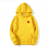 Velmora | Cotton Heart-Logo Hoodie