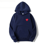 Velmora | Cotton Heart-Logo Hoodie