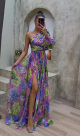 Whiney | Women’s One-Shoulder Floral Dress