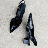 Perna | Women’s Pointed Toe Slingback Pumps