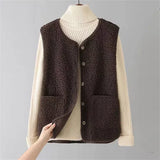 Chiena | Women’s Button-Front Sleeveless Vest