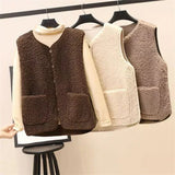 Chiena | Women’s Button-Front Sleeveless Vest