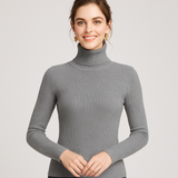 Arleena | Women’s Slim Fit Ribbed Turtleneck Sweater