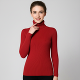 Arleena | Women’s Slim Fit Ribbed Turtleneck Sweater