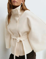 Norella | Women’s Funnel Neck Cape Coat