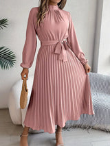 Rae | Women’s Chic Pleated Midi Dress
