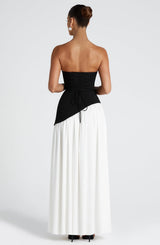 Lovie | Women’s Strapless Asymmetric Maxi Dress