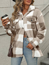 Rosina | Women’s Plaid Fleece Jacket