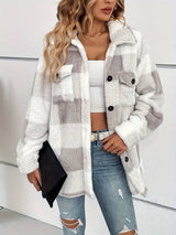 Rosina | Women’s Plaid Fleece Jacket
