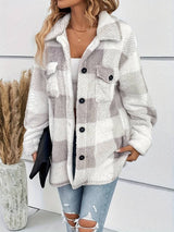 Rosina | Women’s Plaid Fleece Jacket
