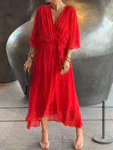 Pinty | Women’s Silk Muslin Flowing Dress