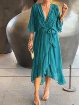 Pinty | Women’s Silk Muslin Flowing Dress