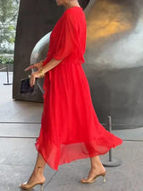Pinty | Women’s Silk Muslin Flowing Dress