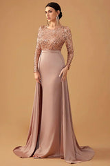 Seriana | Women’s Sequined Bodice Evening Dress with Flowing Skirt