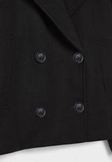 Ameline | Women’s Double-Breasted Cropped Jacket