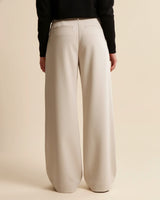 Movia | Women’s High Waist Pleated Leg Trousers