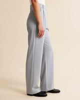 Movia | Women’s High Waist Pleated Leg Trousers