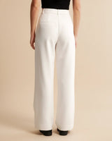 Movia | Women’s High Waist Pleated Leg Trousers